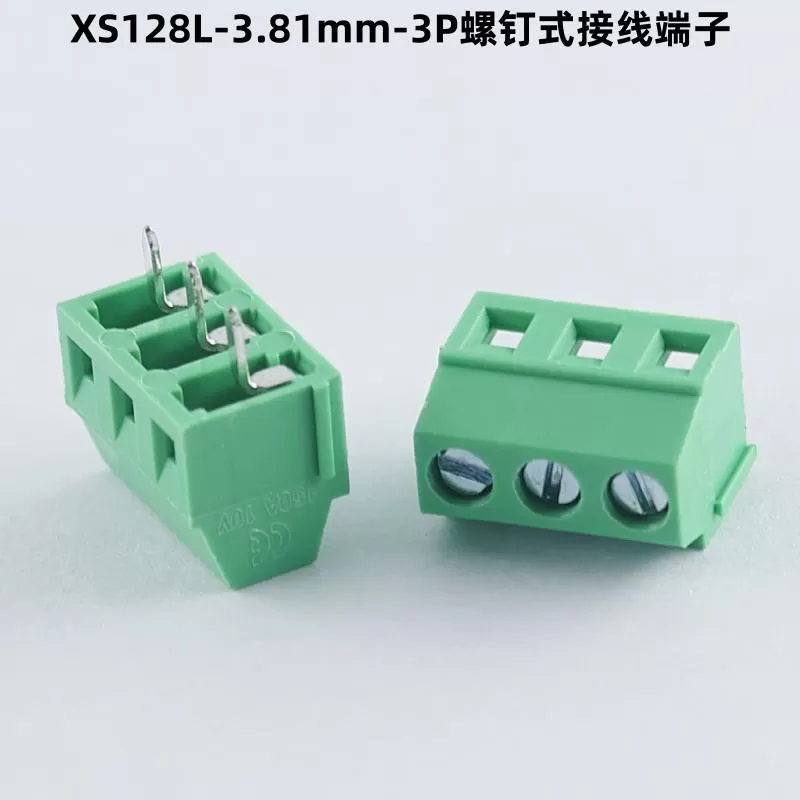 XS-128L-3.81mm screw type terminal block